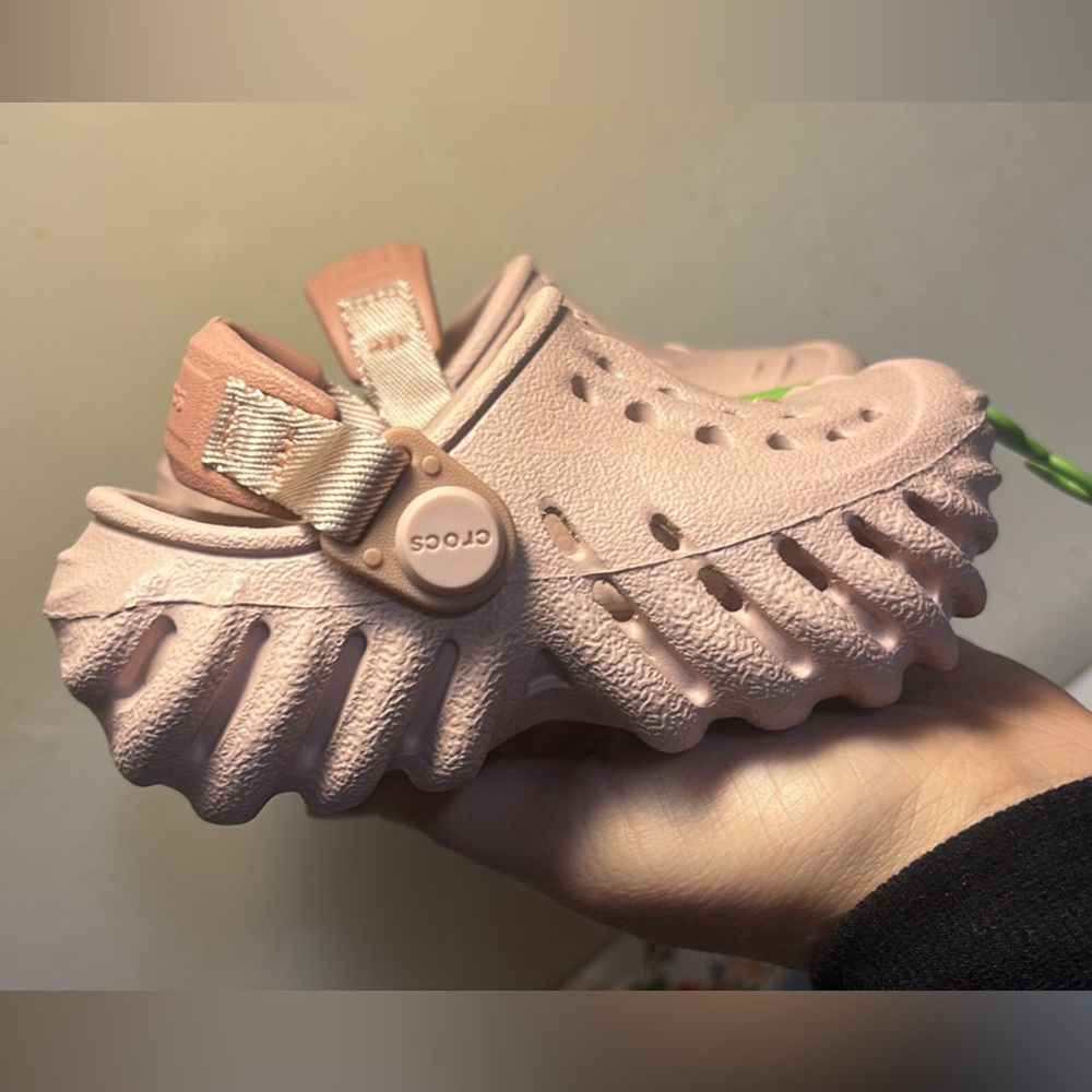 BRAND NEW* Echo crocs pink toddler & youth sizes - Picture 2 of 3